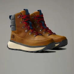 Botas De Nieve Impermeables De Piel Bergen Para Hombre