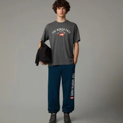 Camiseta Con Estampado Gráfico Varsity Para Hombre