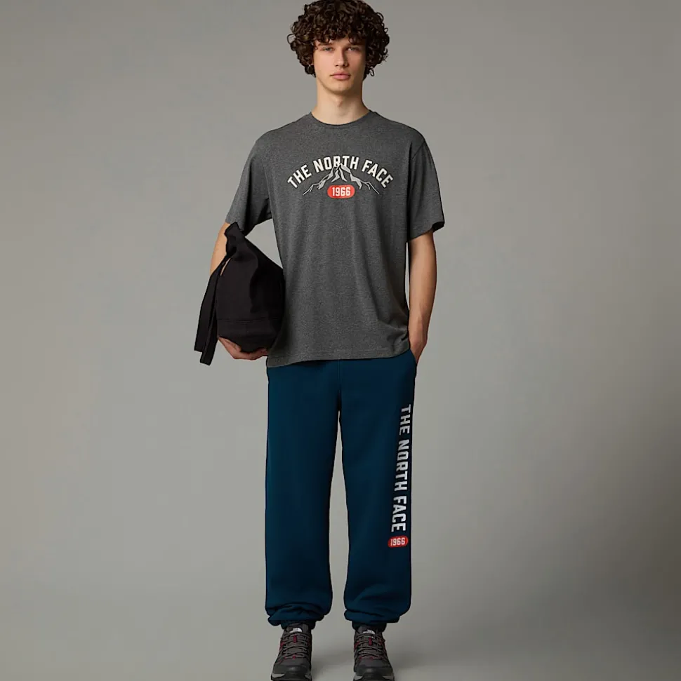 Camiseta Con Estampado Gráfico Varsity Para Hombre