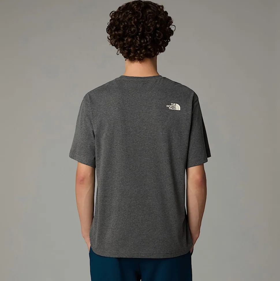 Camiseta Con Estampado Gráfico Varsity Para Hombre