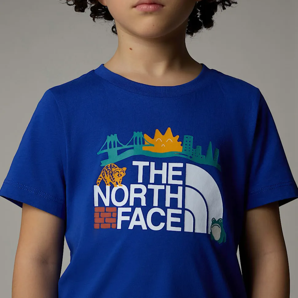 Camiseta Con Estampado Gráfico Trail Map Para Niños