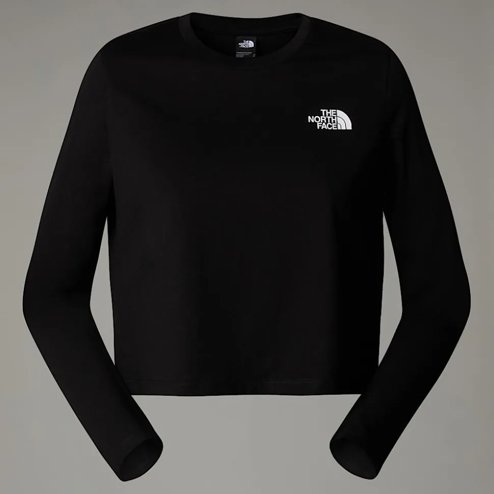 Camiseta Corta De Manga Larga Simple Dome Para Mujer