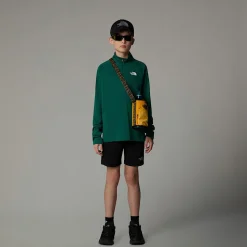 Camiseta De Manga Larga Con Cremallera De 1/4 Never Stop Para Jóvenes