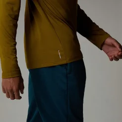 Camiseta De Manga Larga Con Cremallera De 1/4 24/7para Hombre