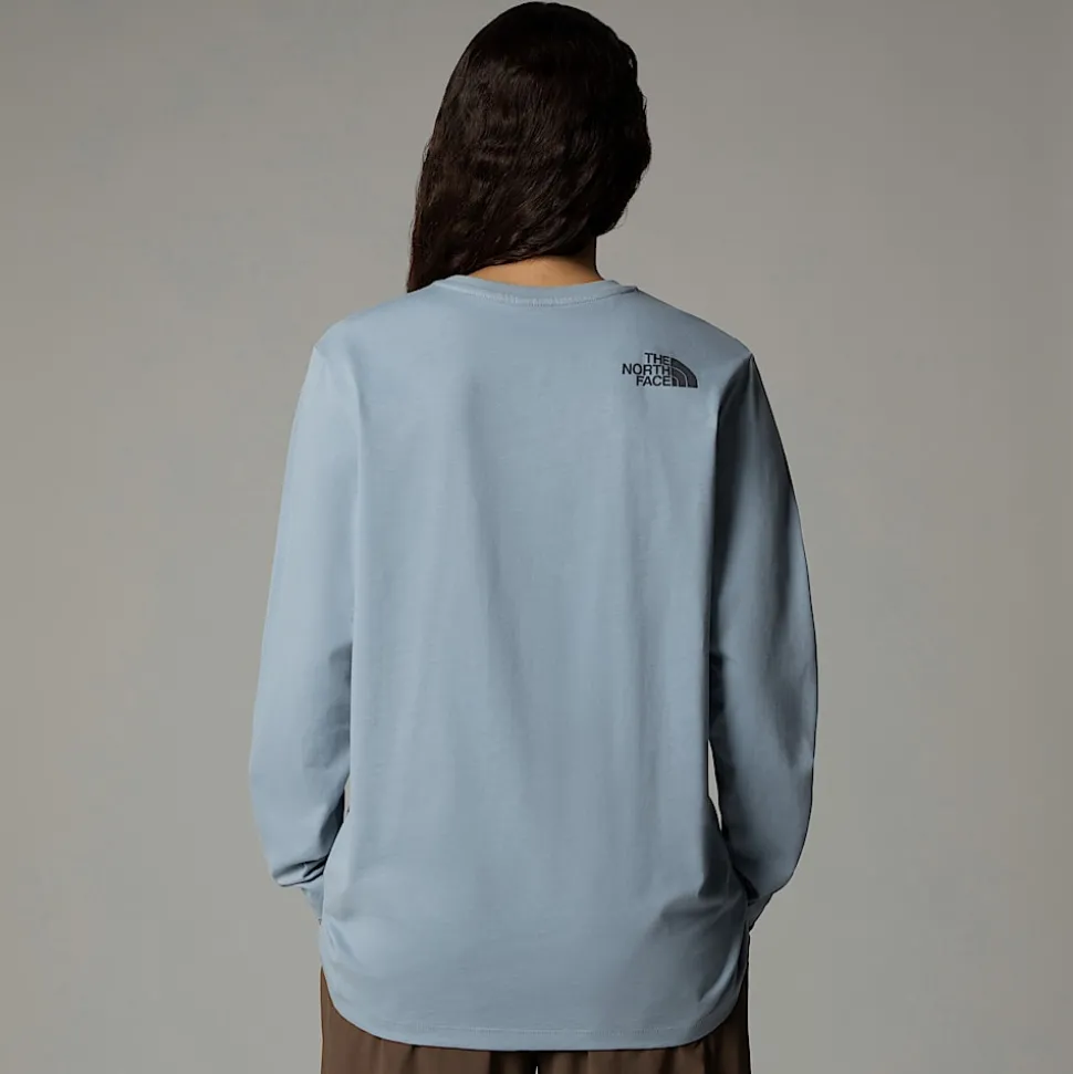 Camiseta De Manga Larga Natural Dye Para Mujer