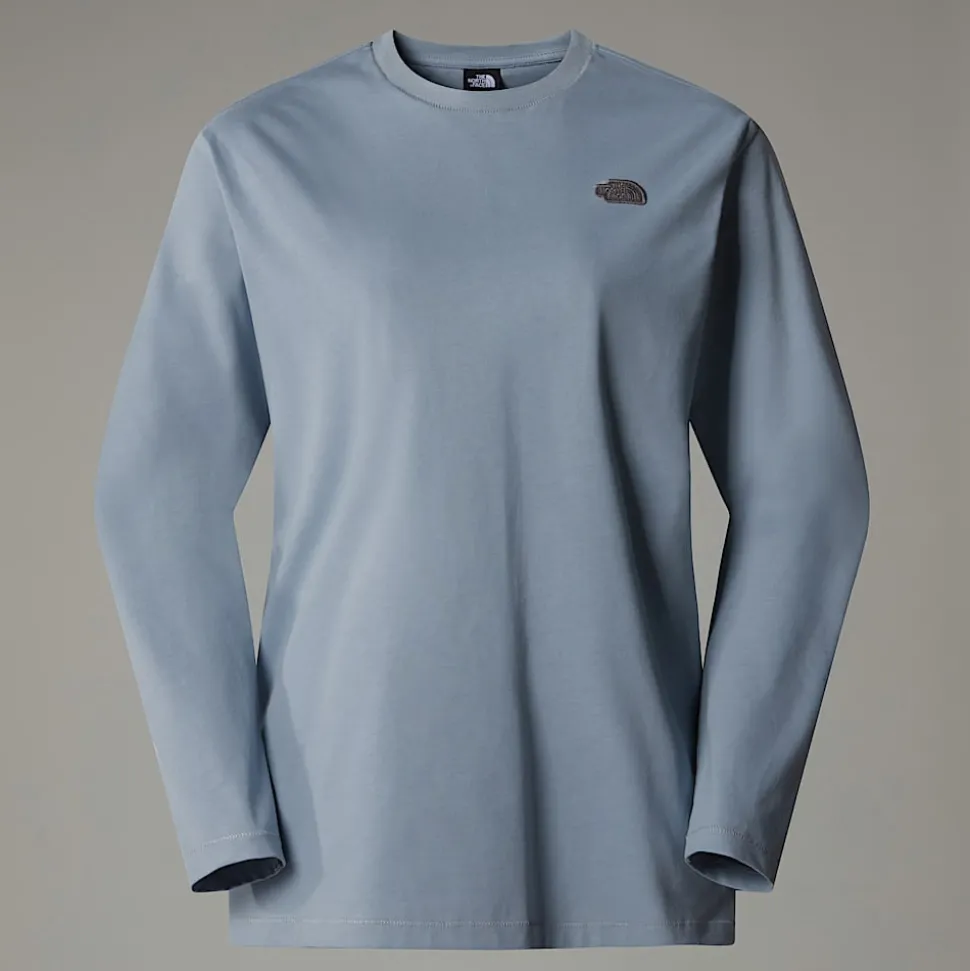 Camiseta De Manga Larga Natural Dye Para Mujer