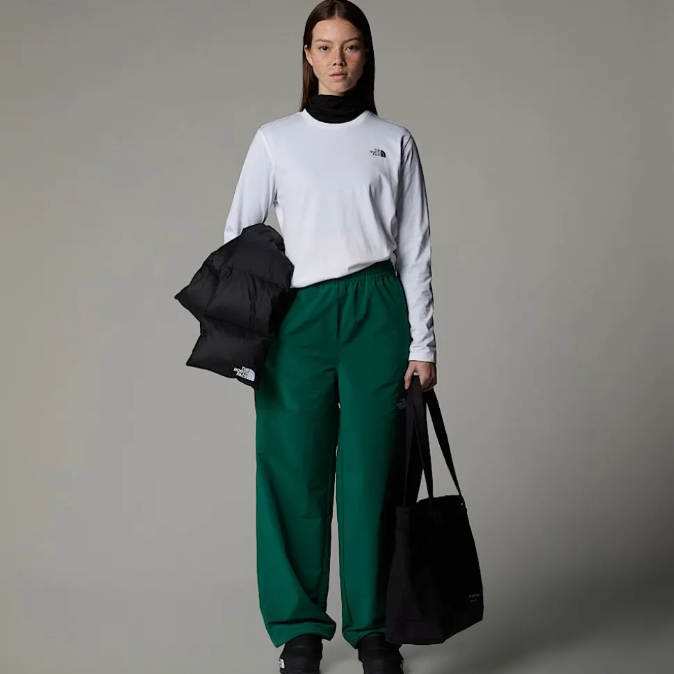 Camiseta De Manga Larga Simple Dome Para Mujer