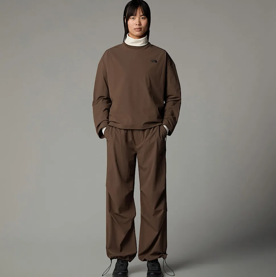 Camiseta De Tela De Manga Larga Para Mujer