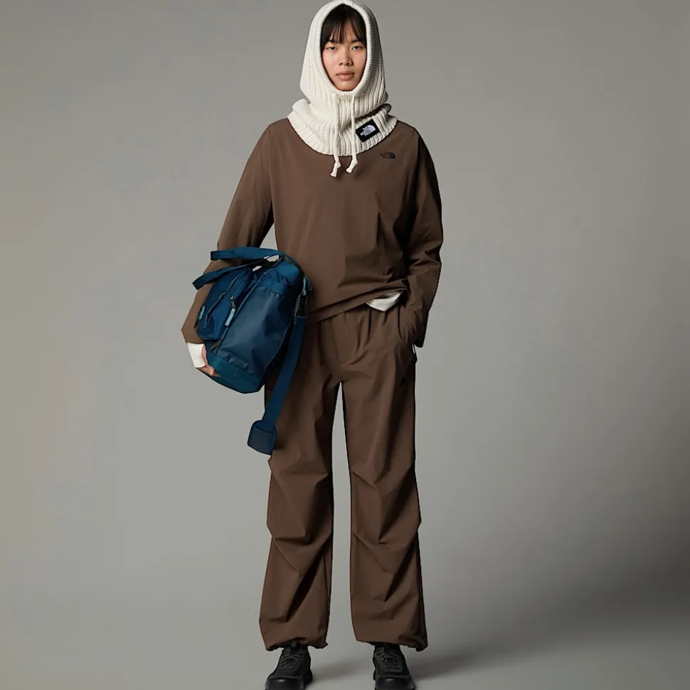 Camiseta De Tela De Manga Larga Para Mujer