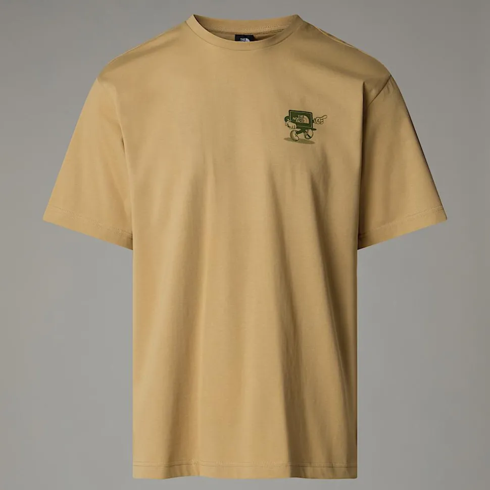 Camiseta Holgada Cartoon Para Hombre