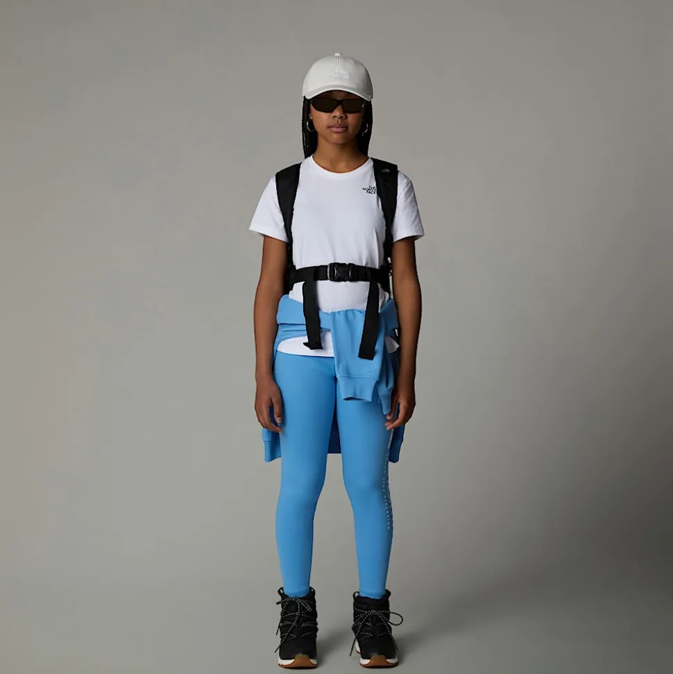 Camiseta Holgada Con Estampado Gráfico Vertical Para Niña