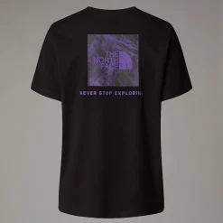 Camiseta Holgada Con Estampado Gráfico Redbox Para Mujer