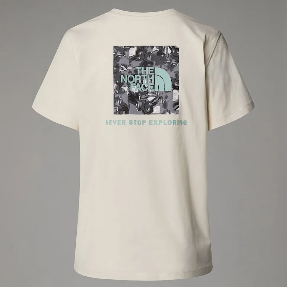 Camiseta Holgada Con Estampado Gráfico Redbox Para Mujer