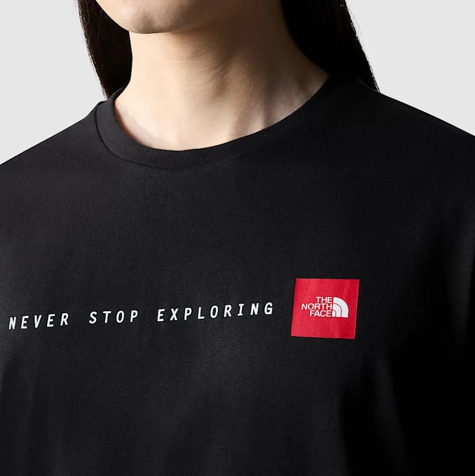 Camiseta Never Stop Exploring Para Hombre
