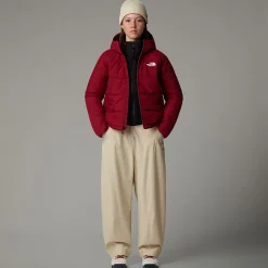 Chaqueta Con Capucha Y Aislamiento Térmico Sintético Circular Para Mujer