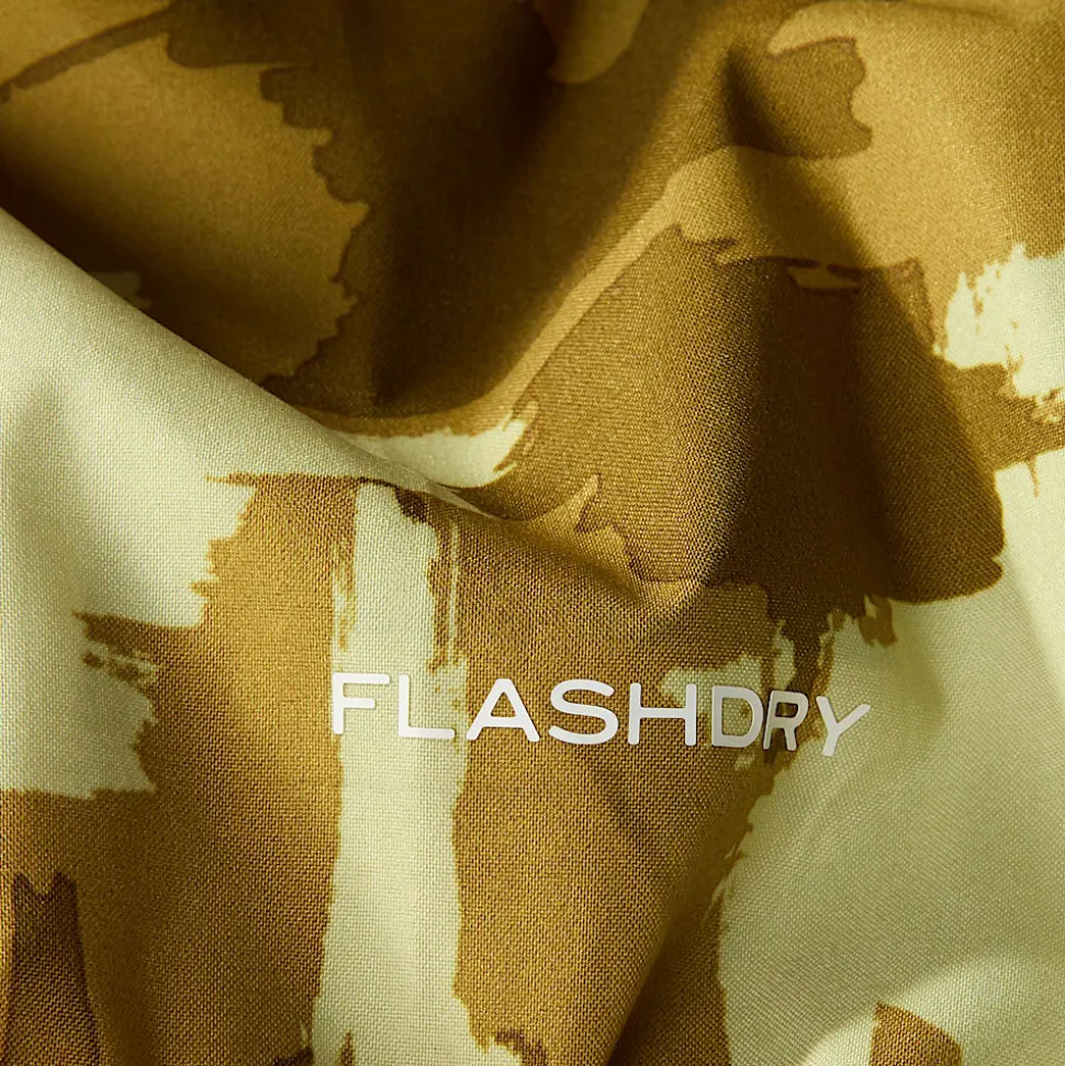 Chaqueta Cortavientos Estampada Con Capucha Para Hombre