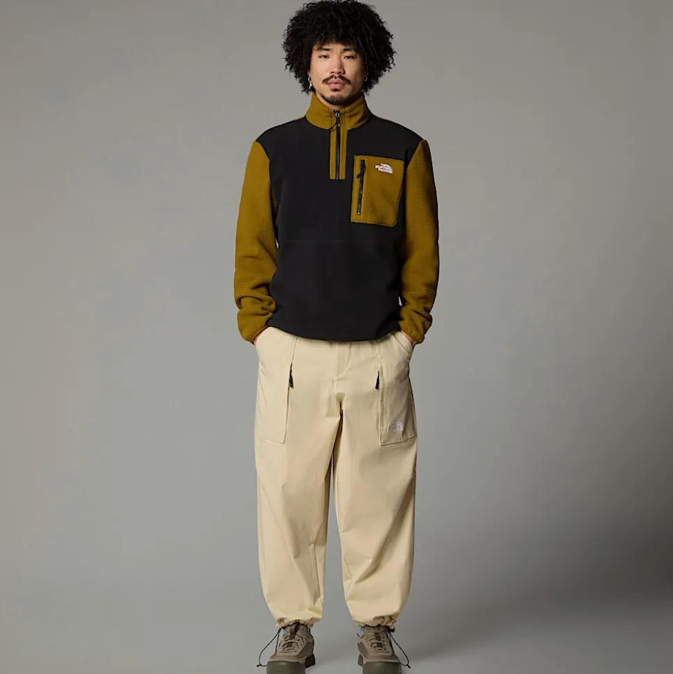 Chaqueta Polar Con Cremallera De 1/4 Yumiori Para Hombre