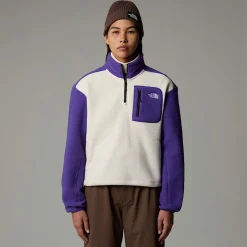 Chaqueta Polar Con Cremallera De 1/4 Yumiori Para Mujer