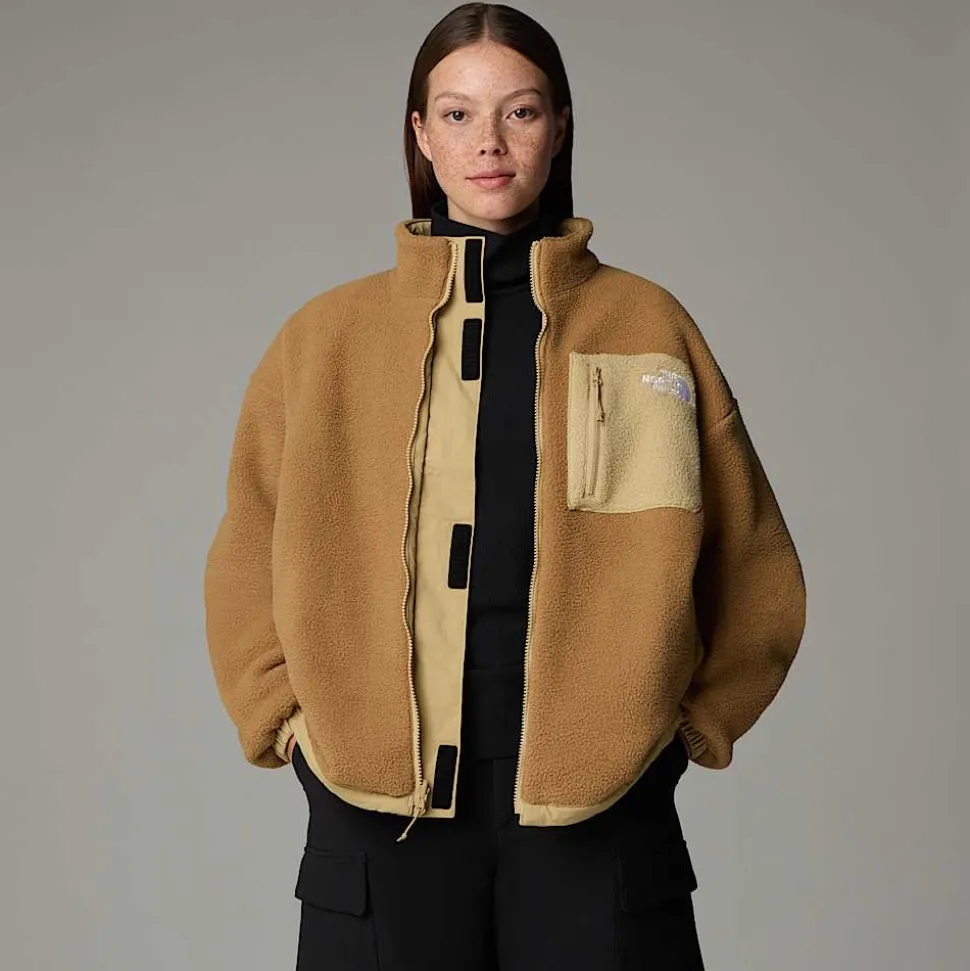 Chaqueta Polar Reversible Yumiori Para Mujer