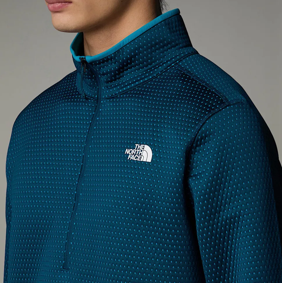 Forro Polar Con Cremallera De 1/4 Vertical Thermal Para Hombre