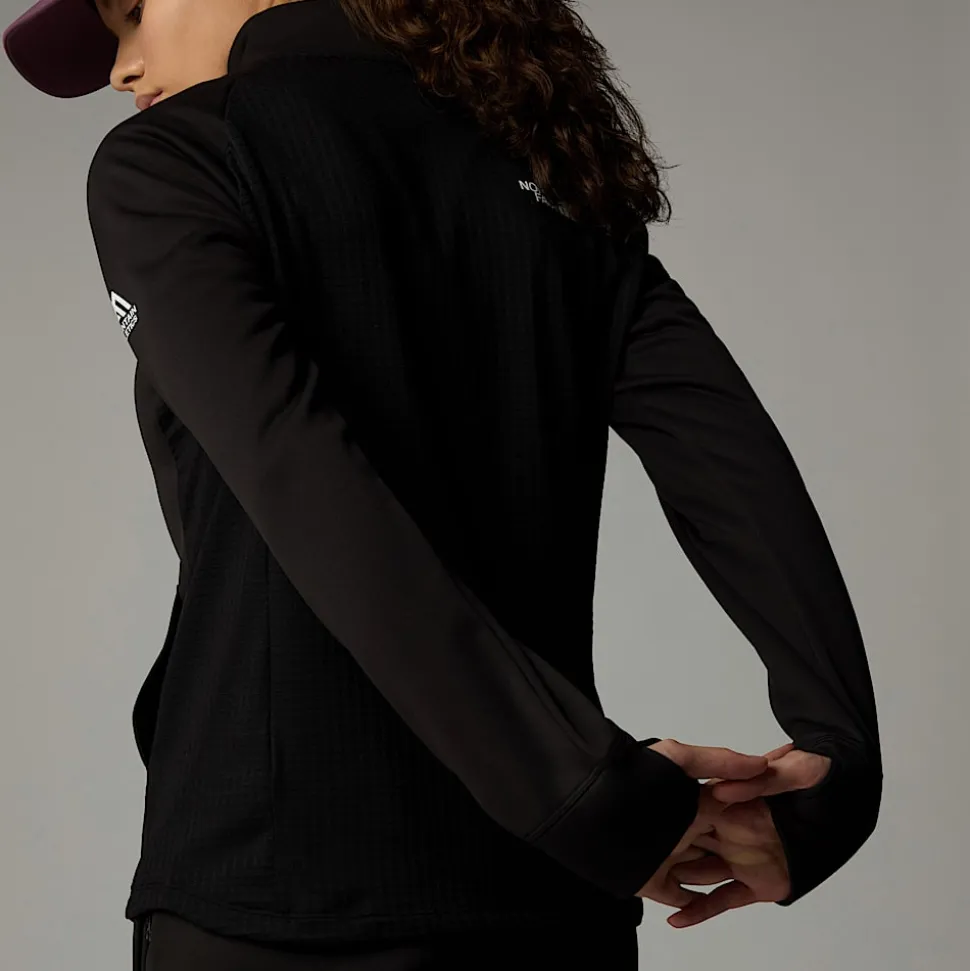 Forro Polar Con Cremallera De 1/4 Para Mujer