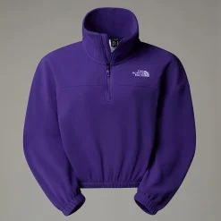 Forro Polar Con Cremallera De 1/2 Glacier 100 Para Mujer