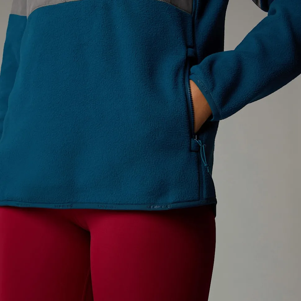 Forro Polar De Peso Grueso Con Media Cremallera Glacier Para Mujer