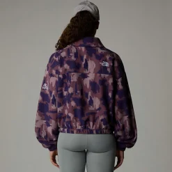 Forro Polar Estampado Con Cremallera De 1/4 Para Mujer