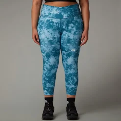 Mallas Estampadas De Talle Alto De 7/8 Flex De Talla Grande Para Mujer