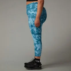 Mallas Estampadas De Talle Alto De 7/8 Flex De Talla Grande Para Mujer
