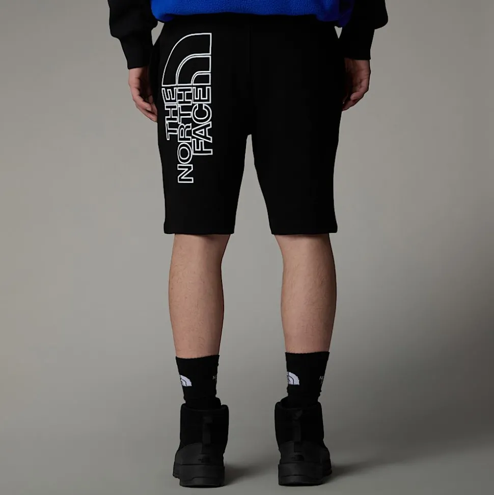 Pantalón Corto Ligero Con Estampado Gráfico Para Hombre