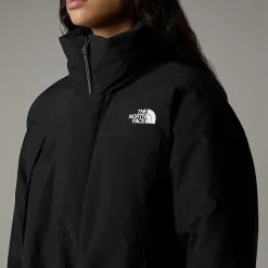 Parka Larga Acolchada Para Mujer