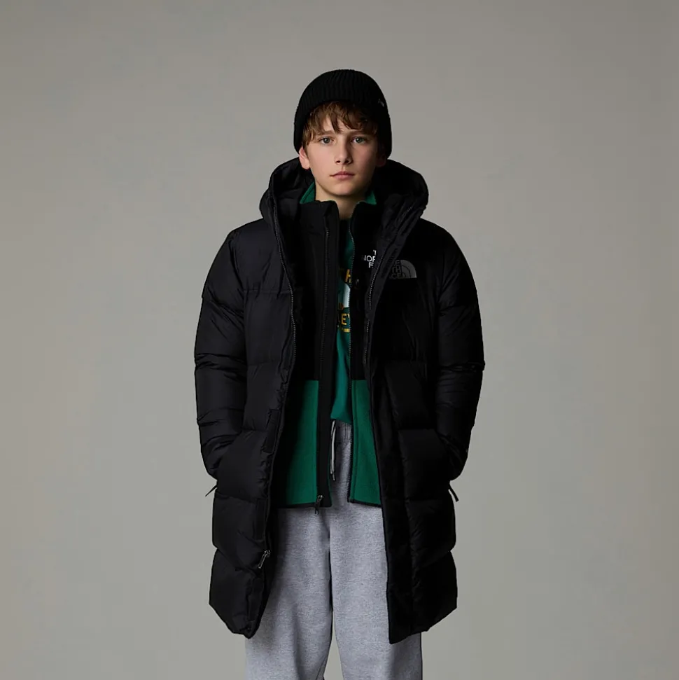 Parka Larga Nuptse Para Jóvenes