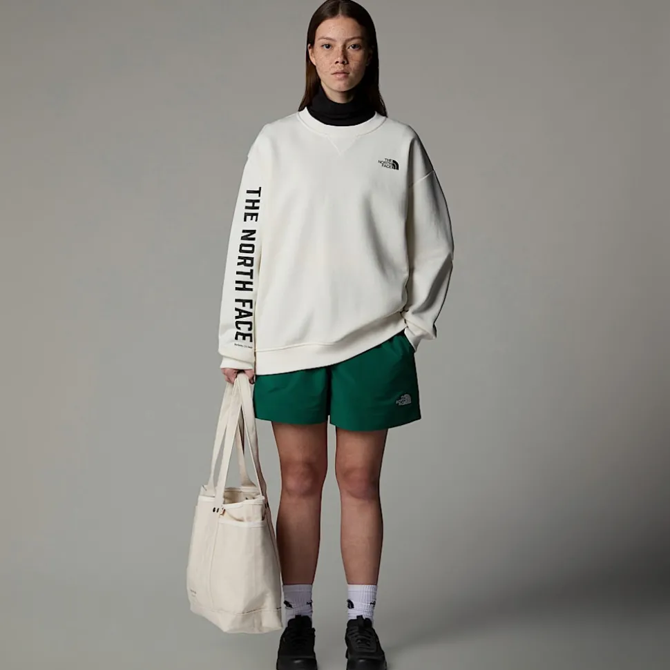 Sudadera Con Estampado Gráfico Varsity Para Mujer